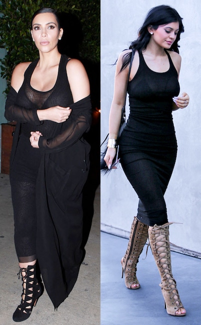 Kim Kardashian, Kylie Jenner, Look Alike Style